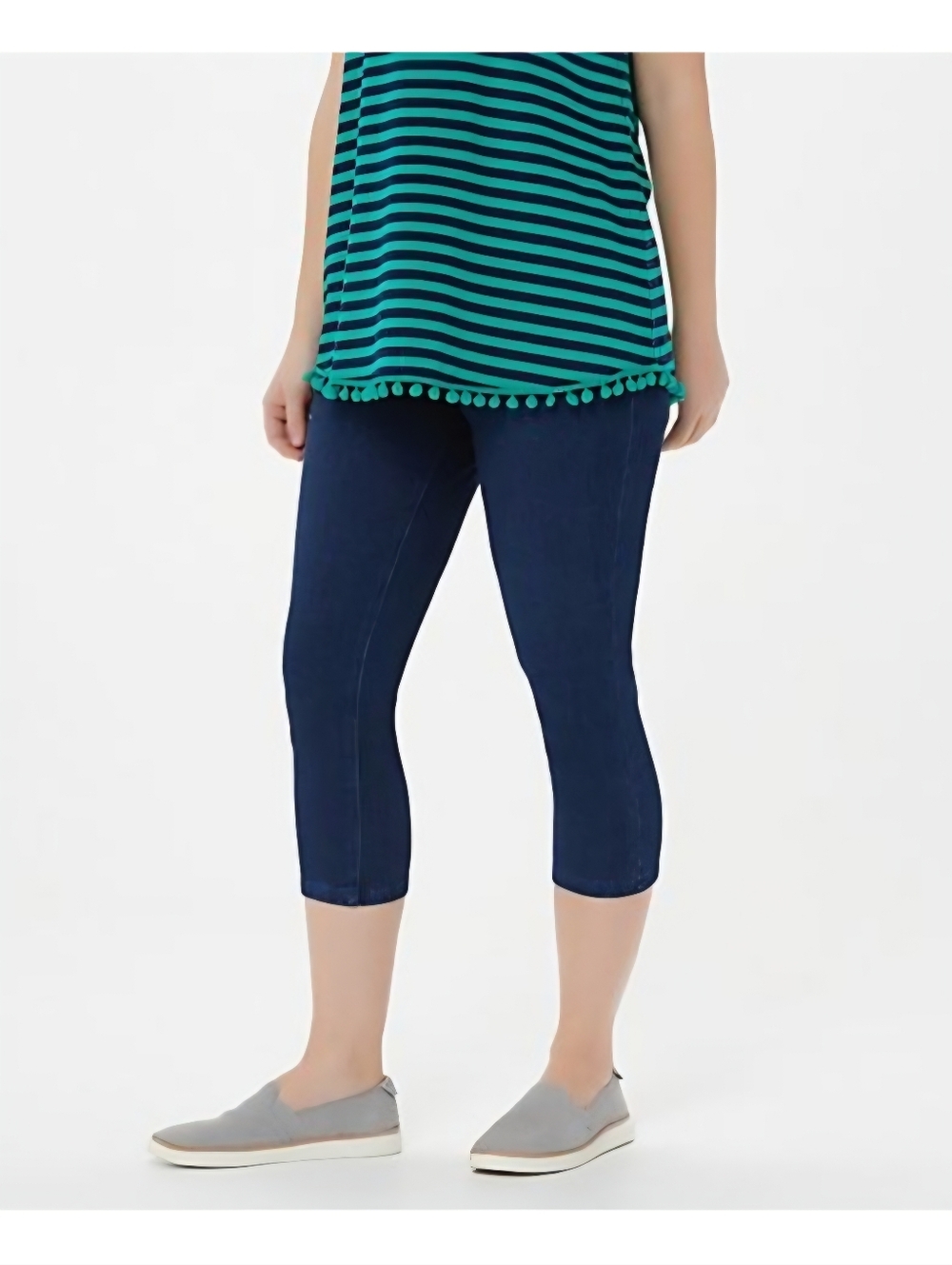 Belle by Kim Gravel Flexibelle Slim Waist Capri Jegging